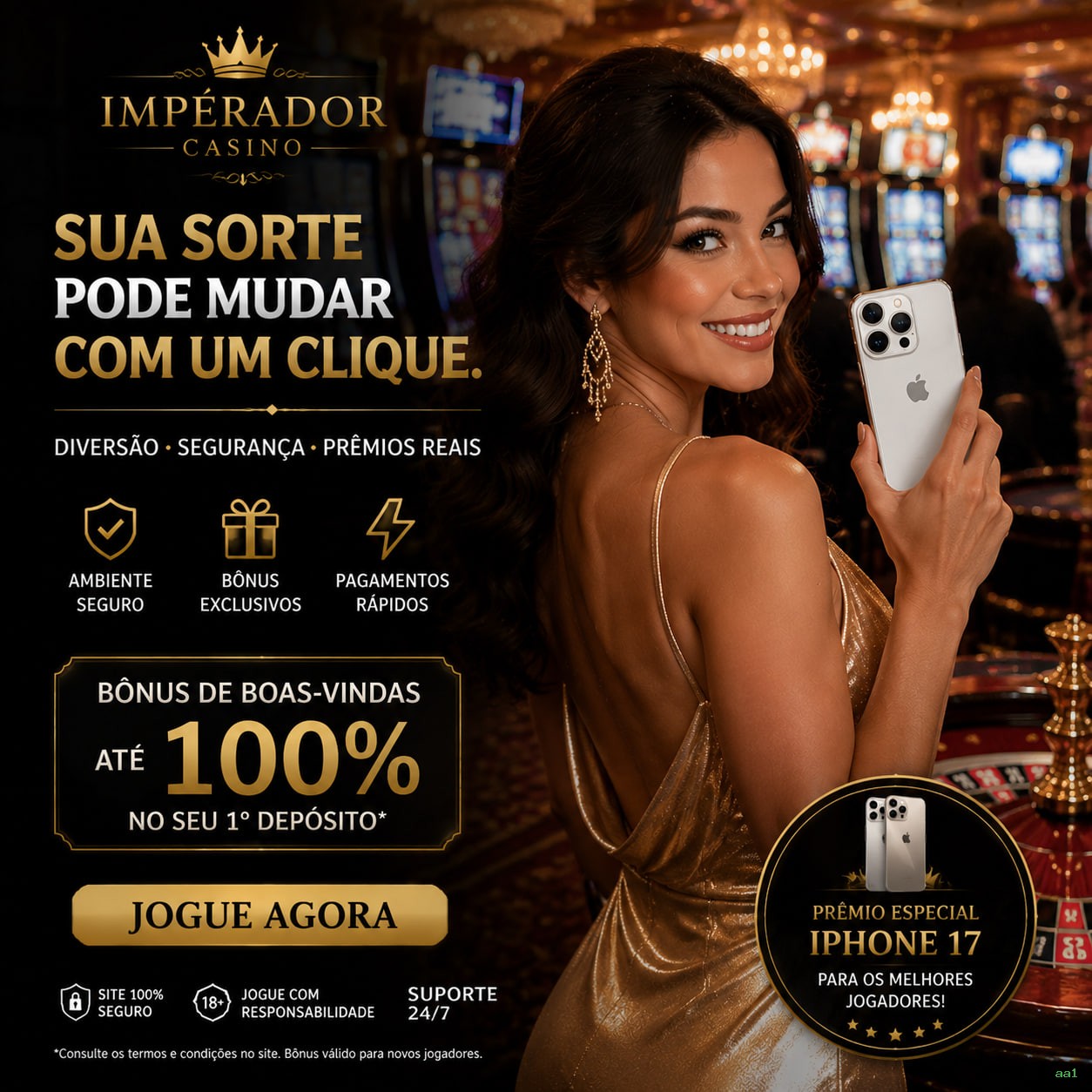 Notificações e promoções